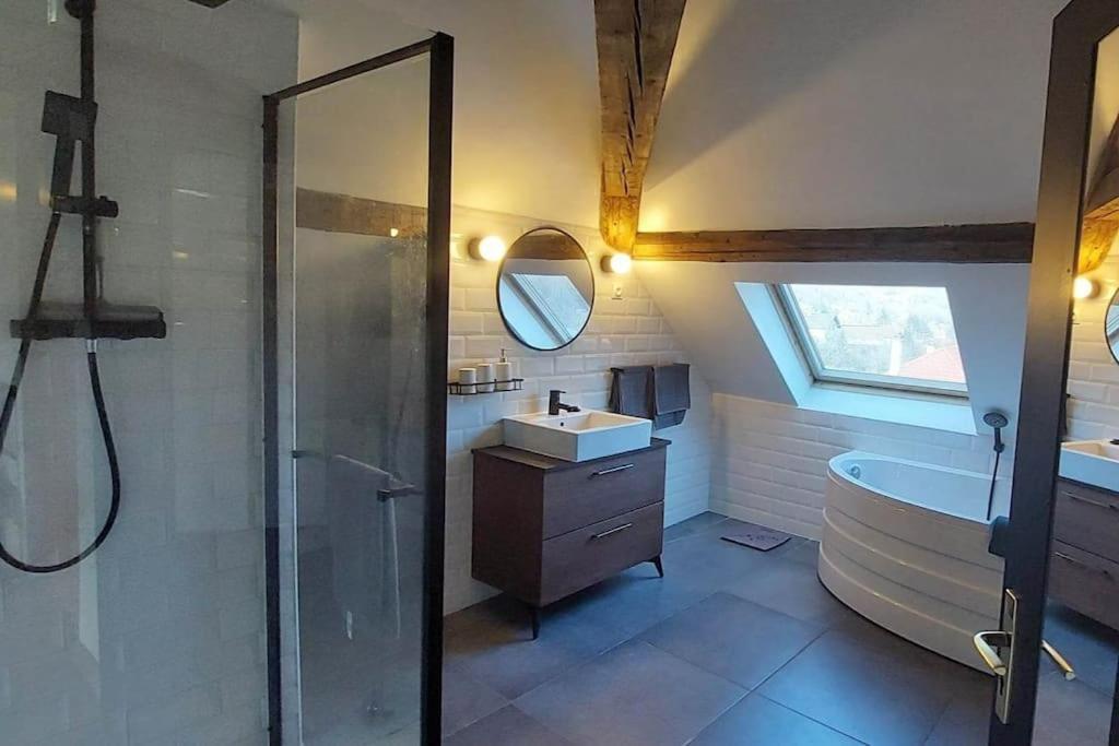 Appartement *New*Les Amandines Le Loft* Wifi à Allevard Extérieur photo